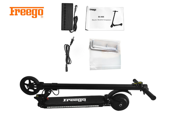 Amazing Fantastic Lightest Electric Kick Scooter , Push Adult Scooter Black Color