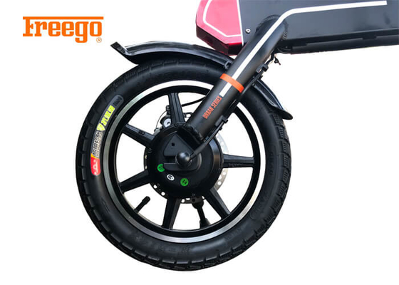 Motor Powered 8 Inch Foldable Electric Bike For Teenager Comfortable Riding