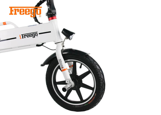 Trendy Lightweight Folding Electric Bicycles / Ladies Collapsible Electric Bike