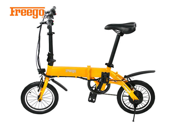 Waterproof Folding Electric Scooter Bike , Fold Up Electric Bike Strong Structure