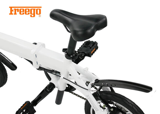 Aluminum Alloy 14' Foldable Electric Bike Convenient To Carry 2-3 Hours Charging Time