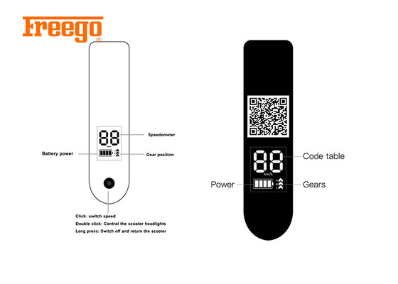 350W Adult Scooter Parts With 2g 3g 4g IOT Module App Controlled