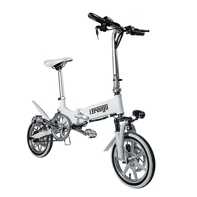 Mini Portable Folding Electric Bike / Fold Up Electric Bicycle 36V7.8Ah 14 Inch