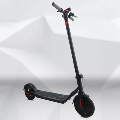 Black Kick Start Electric Scooter / Rechargeable Fold Up Motorised Scooter