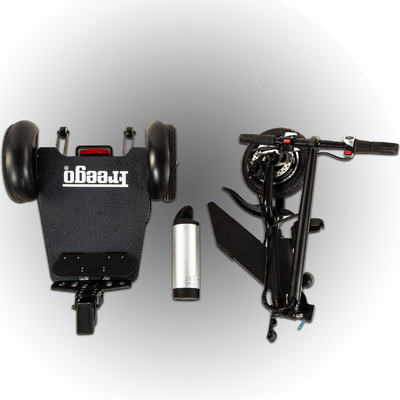 Adjustable Portable Mobility Scooter For Seniors 3 Wheel Transport Vehicle
