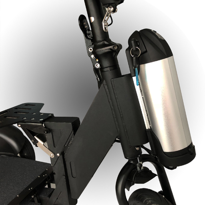 Freego Solo Patented 3 Wheel Electric Scooter With Seat For Old Personal Transporters