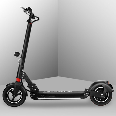 10 Inch Pneumatic Tire Folding Motorized Scooter , Personal Electric Scooter