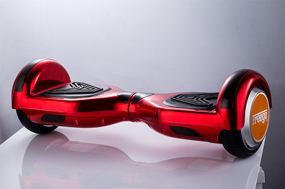 6.5&quot; Wheel Red Self Balancing Electric Hoverboard With Led Lights 8km/H Max Speed