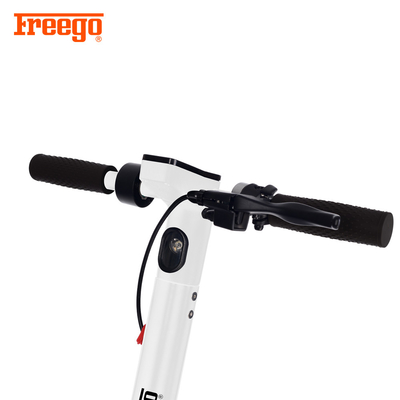 350W Short Trip Portable Electric Foot Scooter With Hand Brake LED Display