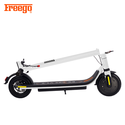 350W Short Trip Portable Electric Foot Scooter With Hand Brake LED Display