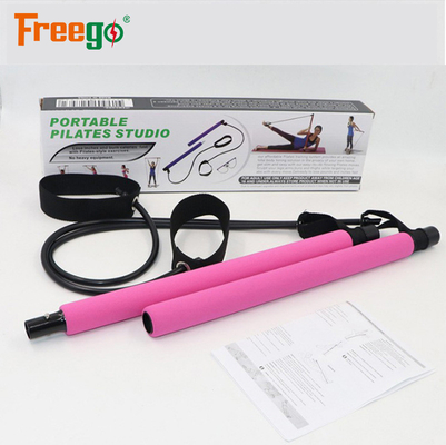 Light Weight 	Home Fitness Equipment Steel Foam Tube Cover Pilates Bar For Adult