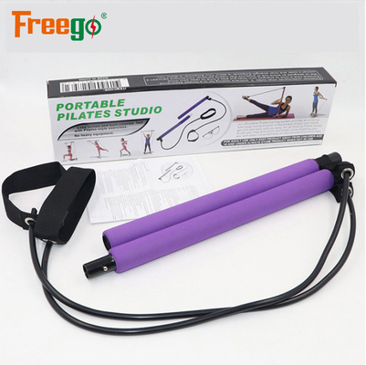 Light Weight 	Home Fitness Equipment Steel Foam Tube Cover Pilates Bar For Adult